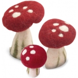 PAPOOSE - felt mushrooms